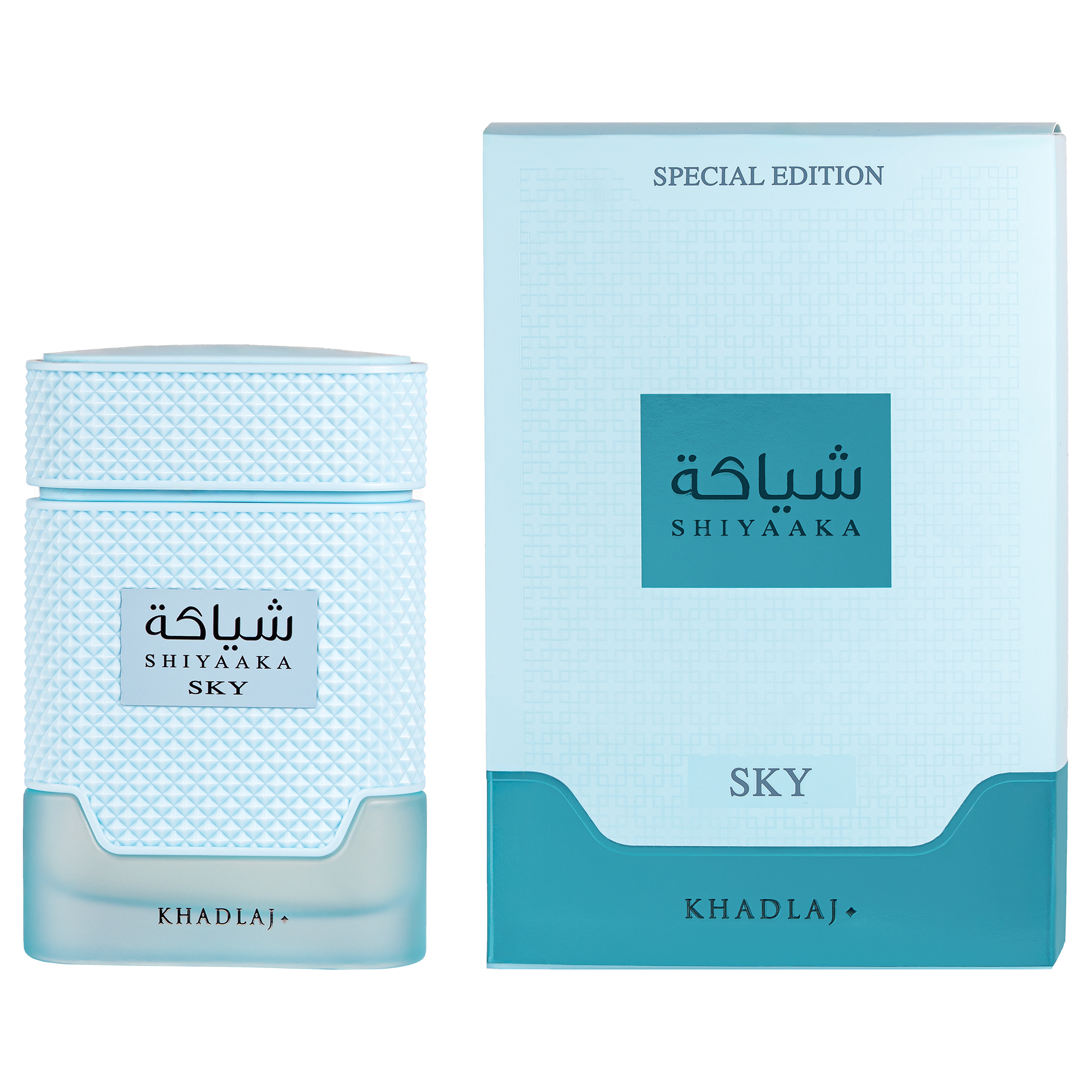 香水(男性用) Khadlaj Shiyaka  100ml Khadlaj Shiyaaka Sky Eau de Parfum EDP Spray for Unisex 3.4 oz